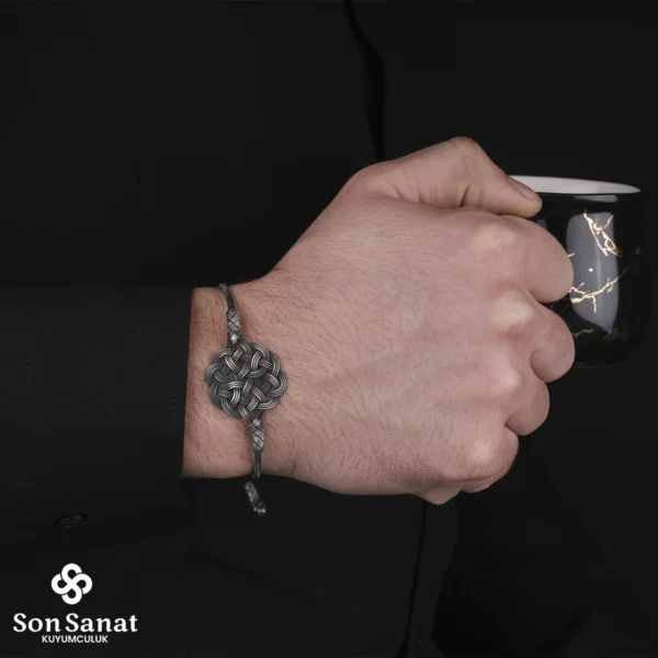 Kazaziye Örgü Bileklik Asansör Sarmaşık Modeli