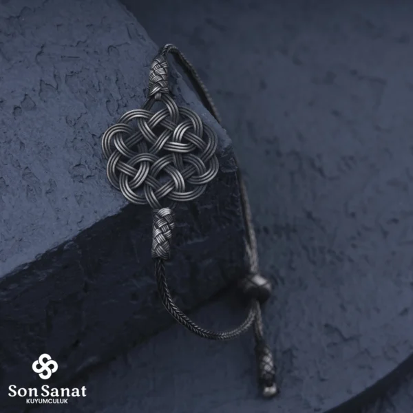 Kazaziye Örgü Bileklik Asansör Sarmaşık Modeli