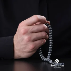 Kazaziye Örgü Tesbih Siyah