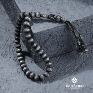 Kazaziye Örgü Tesbih Siyah