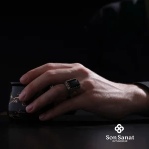 Küçük Kare Oniks Gravür