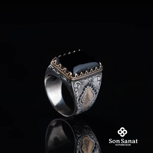 Küçük Kare Oniks Gravür