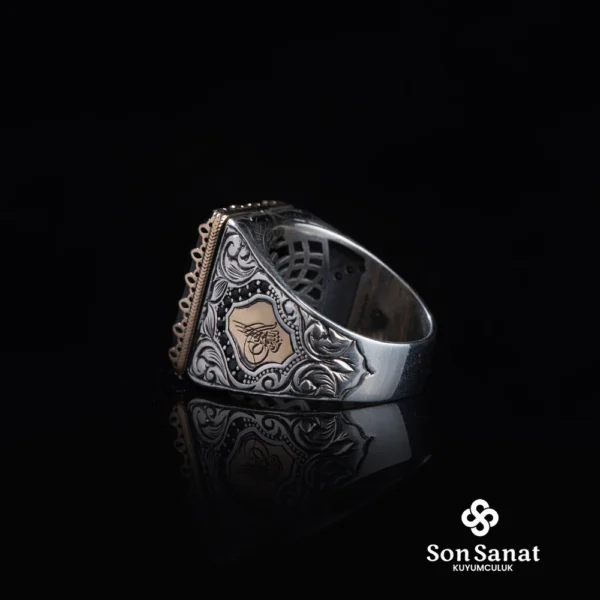 Küçük Kare Oniks Gravür