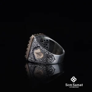 Küçük Kare Oniks Gravür