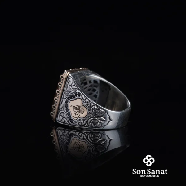 Küçük Kare Oniks Gravür