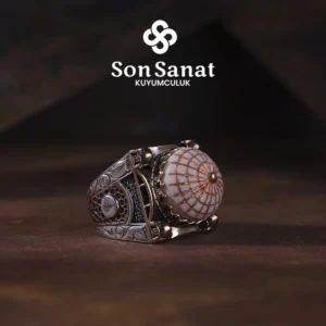 Lacivert Sitrin Taşlı Ortaköy Cami Modeli