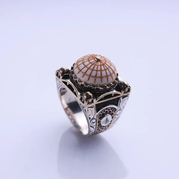 Lacivert Sitrin Taşlı Ortaköy Cami Modeli