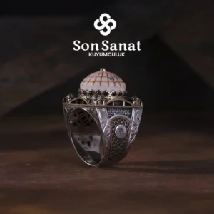 Lacivert Sitrin Taşlı Ortaköy Cami Modeli