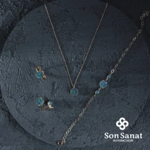 MAVİ LOTUS ÇİÇEĞİ SET