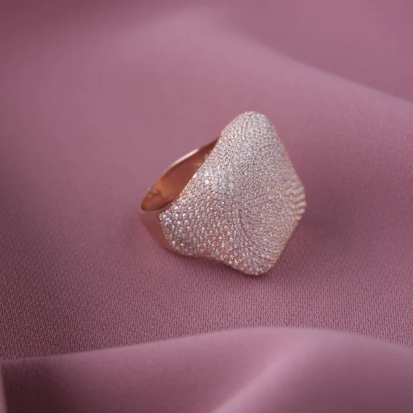 Mega Kare  Yüzük Modeli