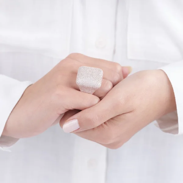 Mega Kare  Yüzük Modeli