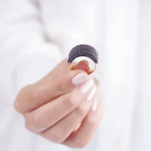 image_1950-1423.webp Mor Ametist Taşlı Sıralı Su Yolu Kadın Yüzük Modelimiz