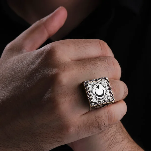 image_1950-1535.webp Ortaköy Ayyıldız 925 Ayar Erkek Yüzük