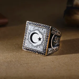 image_1950-1537.webp Ortaköy Ayyıldız 925 Ayar Erkek Yüzük