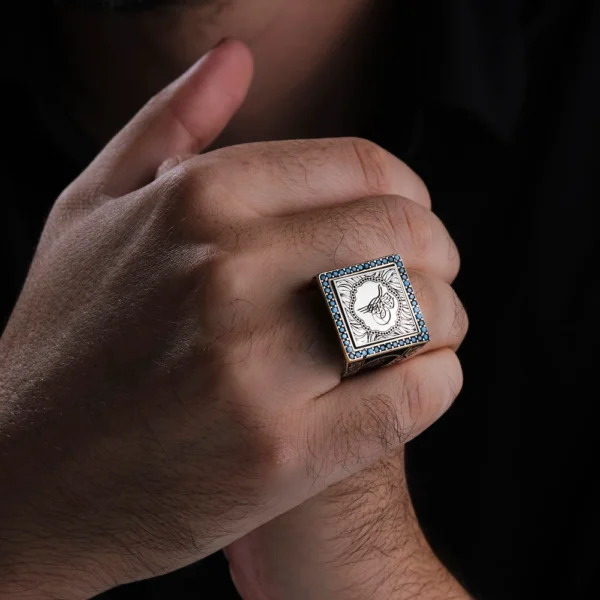 image_1950-1543.webp Ortaköy Tuğra 925 Ayar Erkek Yüzük