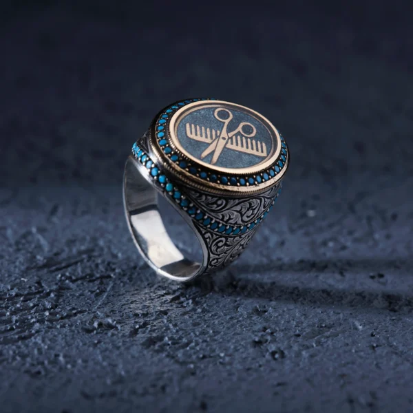 Oval Gravür Kuaför Modeli