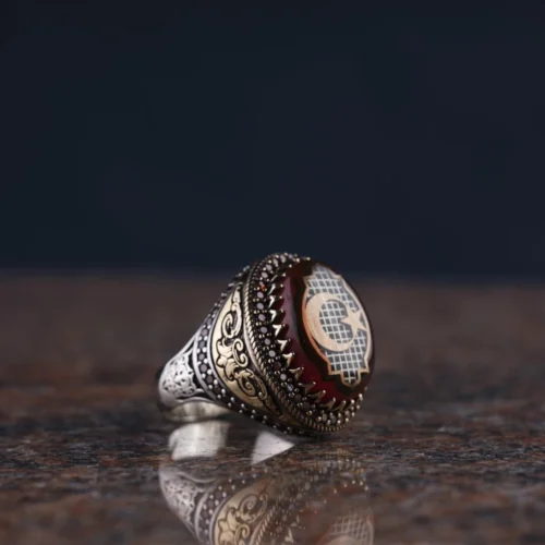 Ateş Kehribar Ay Yıldız Modeli