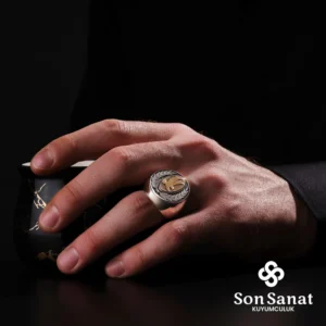 Sade Yuvarlak Çelenk Kartal Modeli