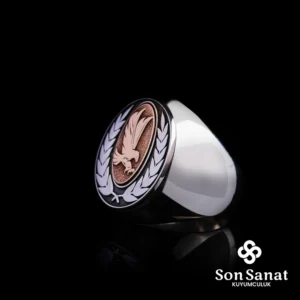 Sade Yuvarlak Çelenk Kartal Modeli