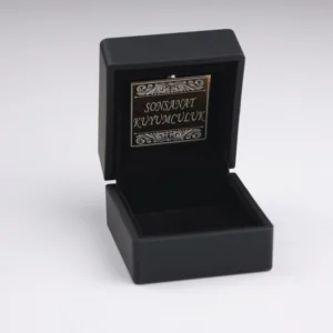 Siyah Işıklı Yüzük Kutusu