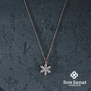 Swarovski Papatya Kolye