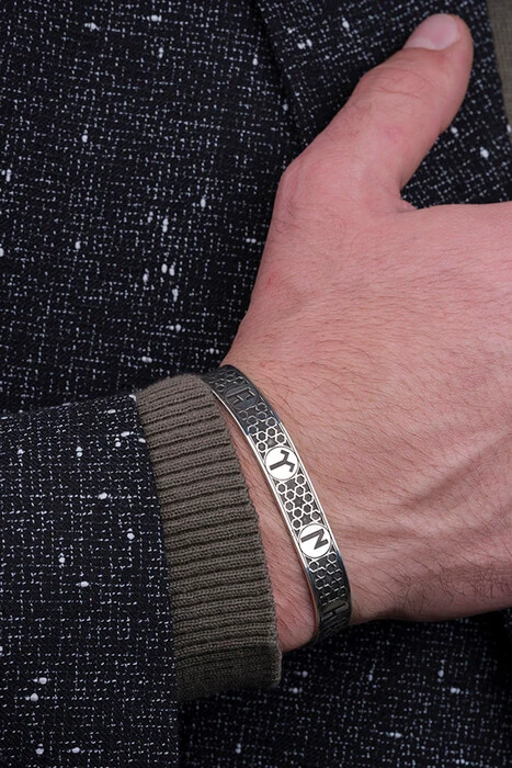 Türk Modeli Gümüş Bileklik