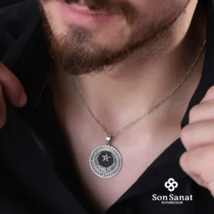 Ayyıldız Kelimeyi Tevhid Kolye