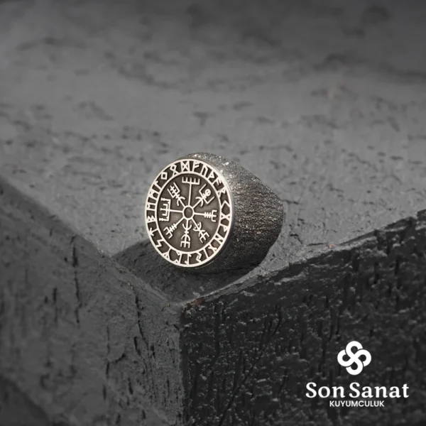 Vegvisir Pusula Yüzük