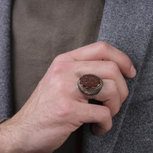 Ya Hayyu Ya Kayyum Yazılı Yüzük