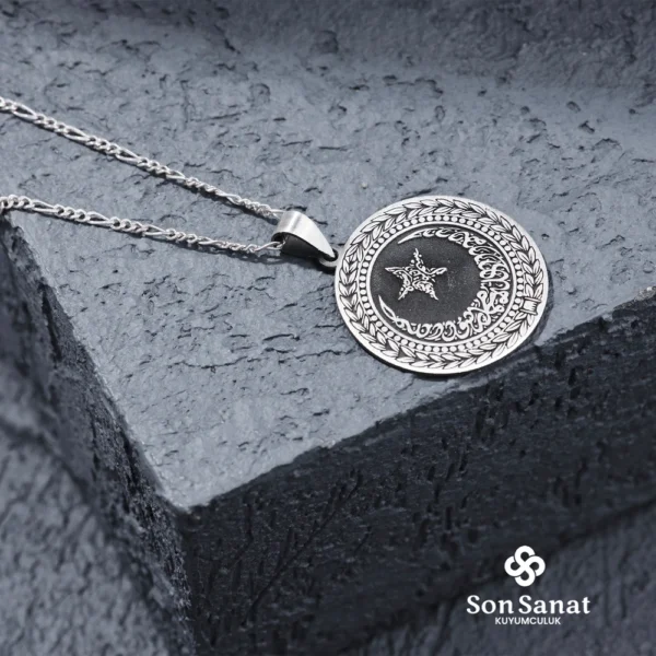 Ayyıldız Kelimeyi Tevhid Kolye