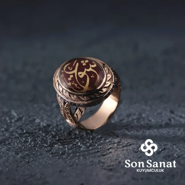 Aşk Yazılı Bayan Yüzük