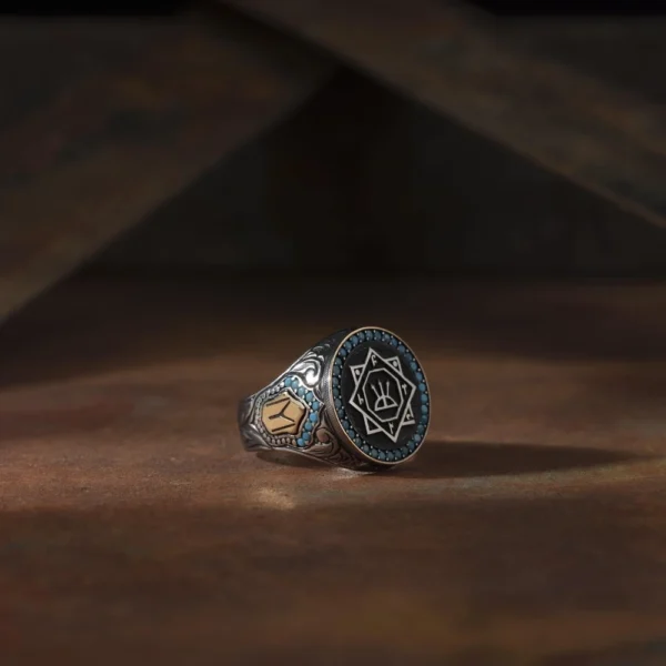 Yuvarlak Gravür Oğuz Kağan Modeli