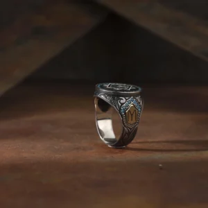 Yuvarlak Gravür Oğuz Kağan Modeli