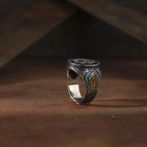 Yuvarlak Gravür Oğuz Kağan Modeli