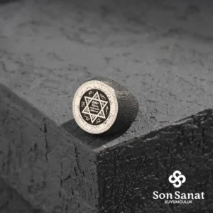 Yuvarlak Süleyman Mührü Siyah