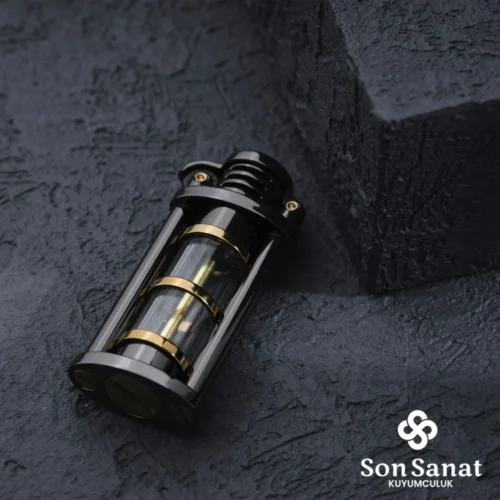 Benzin Tanklı Siyah Çakmak