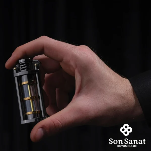 Benzin Tanklı Siyah Çakmak