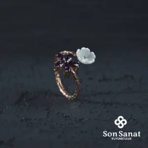Çift Çiçek Yüzük