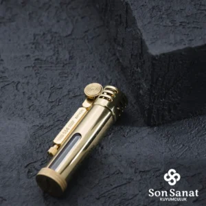 Benzinli Silindir Gold Otantik Çakmak