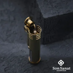 Benzinli Silindir Gold Otantik Çakmak