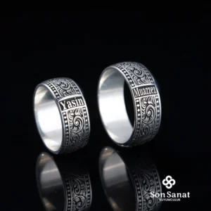 İsimli Gravür Alyans Modeli