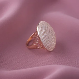 Beyaz Zirkon Taşlı Yuvarlak Kadın Yüzük Modelimiz