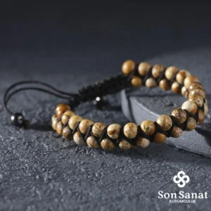 Casper Taşı Örgü Bileklik Modeli