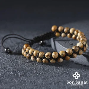 Casper Taşı Örgü Bileklik Modeli