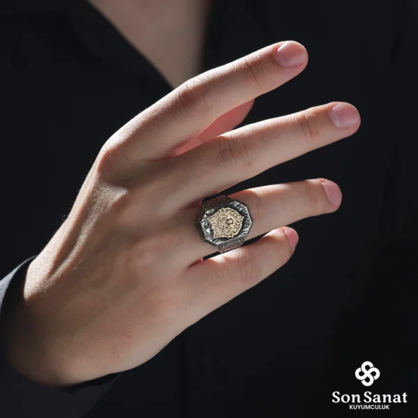image_1950-32.webp 925 Ayar Gümüş Gravür Bozkurt Yüzük