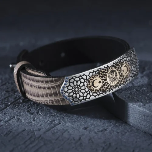 Deri Kartal Modeli Bileklik