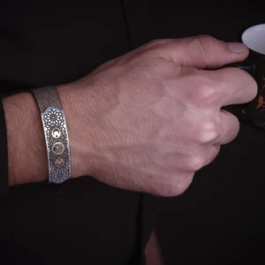 Deri Kartal Modeli Bileklik