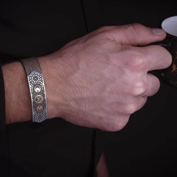 Deri Kartal Modeli Bileklik