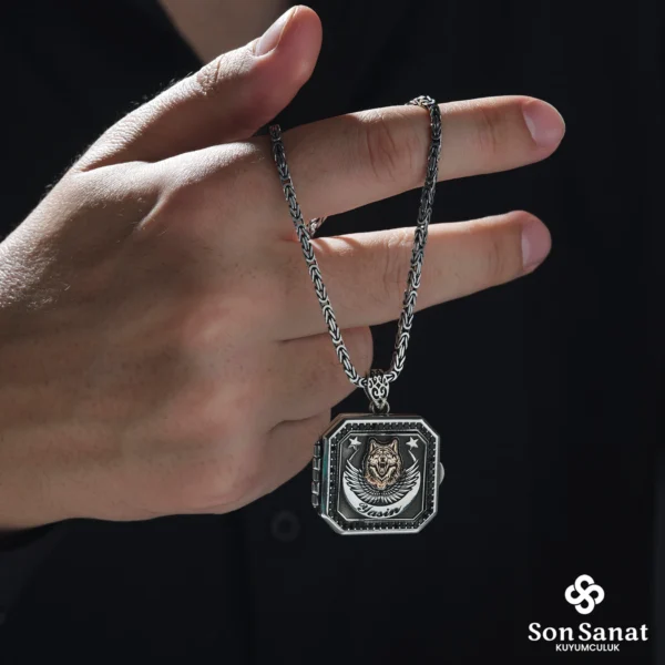 image_1950-47.webp 925 Ayar Kare Kapaklı Kartal Kurt Madalyon Kolye