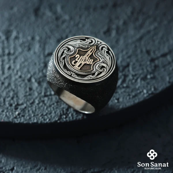 image_1950-60.webp 925 Ayar Kişiye Özel Mermi İsim Yuvarlak Gümüş Yüzük